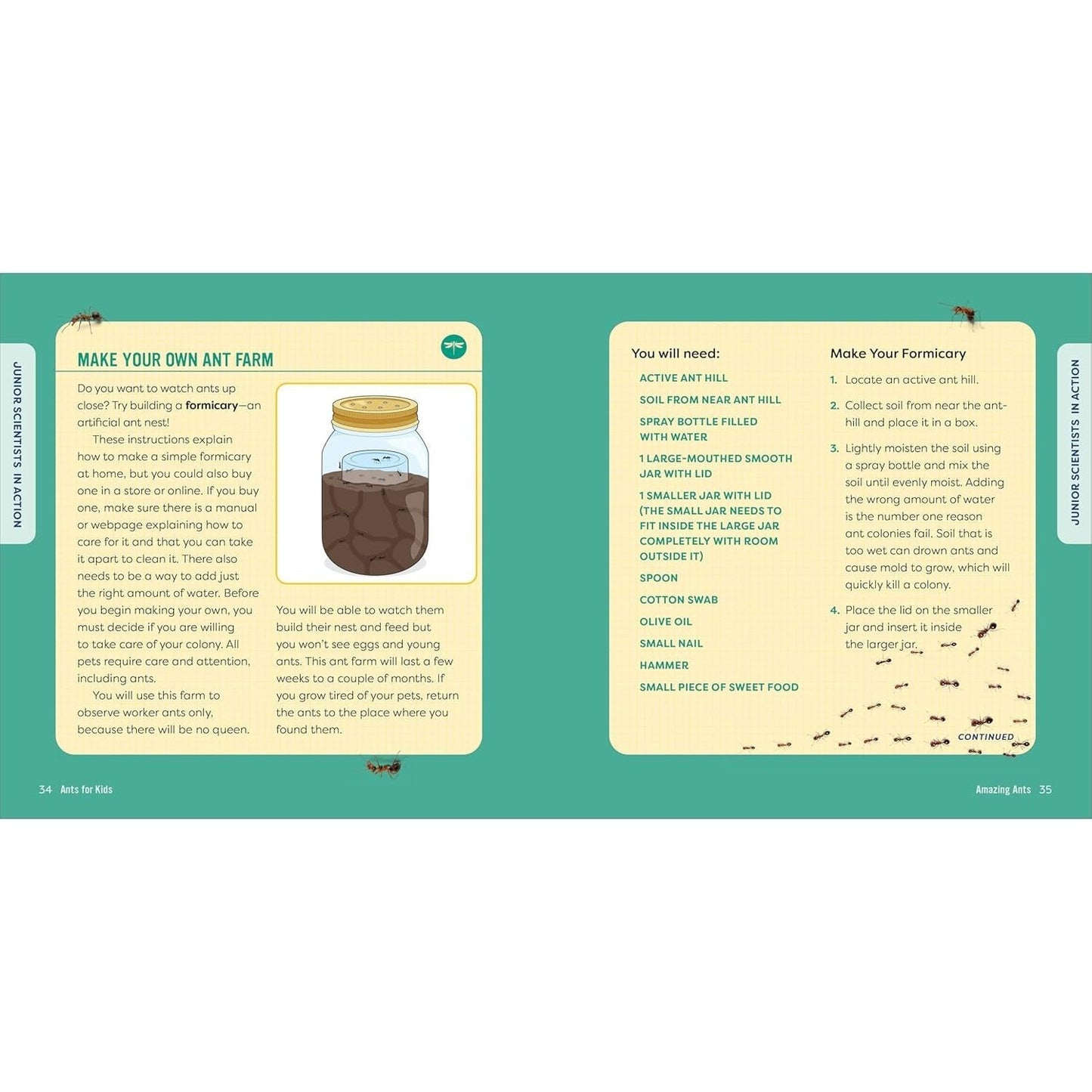 Ants for Kids: A Junior Scientist's Guide to Queens, Drones, and the Hidden World of Ants (Junior Scientists)