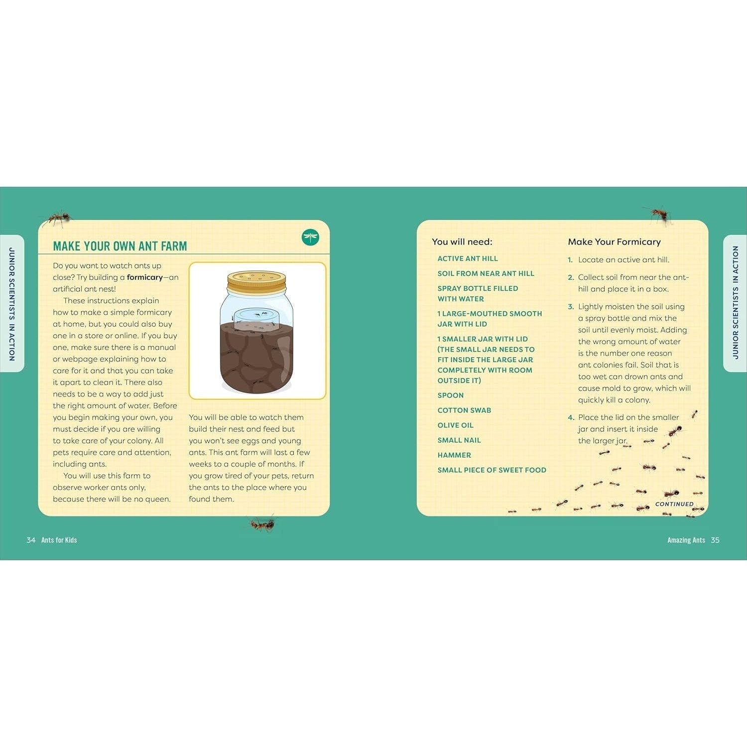 Ants for Kids: A Junior Scientist's Guide to Queens, Drones, and the Hidden World of Ants (Junior Scientists)