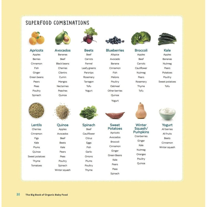 The Big Book of Organic Baby Food: Baby Purées, Finger Foods, and Toddler Meals for Every Stage (Spiral Bound)