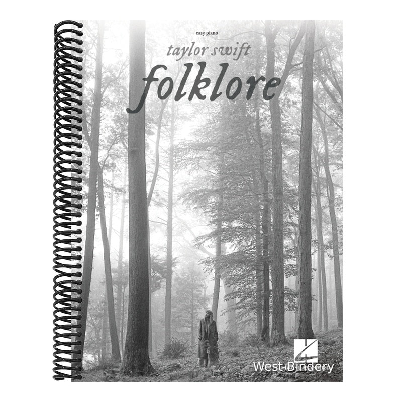 Taylor Swift Folklore: Easy Piano Songbook with Lyrics Beginner and Intermediate Sheet Music for Piano Players and Fans Simplified Arrangements for Pi