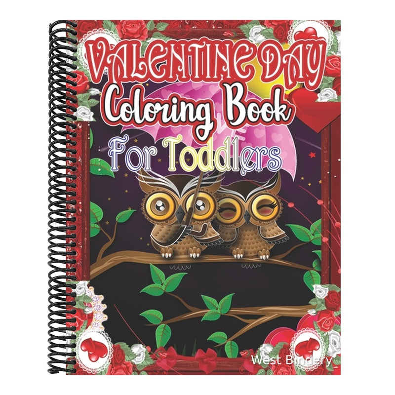 Valentine Day Coloring Book for Toddlers: Valentines Day Color Book for Toddlers & Preschoolers Ages 1-4 (VOL-1)