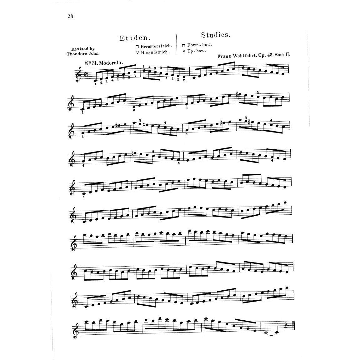Franz Wohlfahrt - 60 Studies, Op. 45 Complete, Schirmer Library of Classics Volume 2046 (Schirmer's Library of Musical Classics #2046) (Spiral-bound) (Spiral Bound)