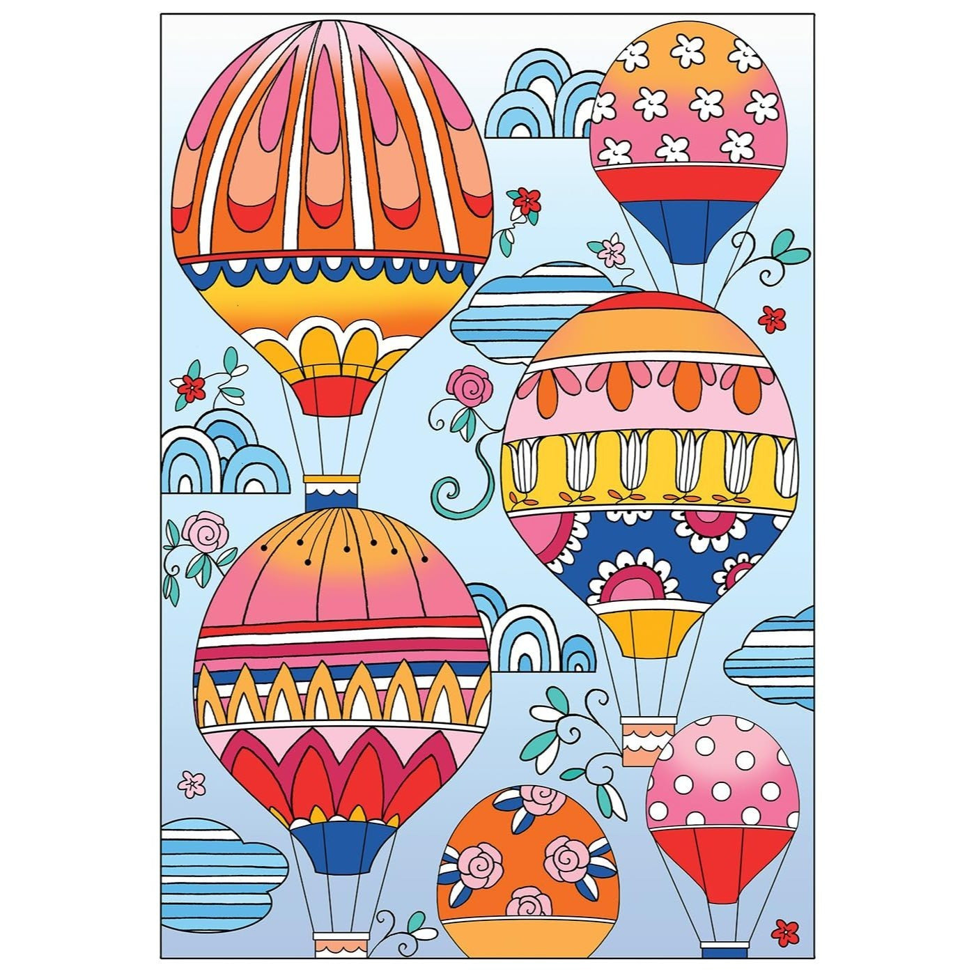 Creative Haven Happiness Coloring Book