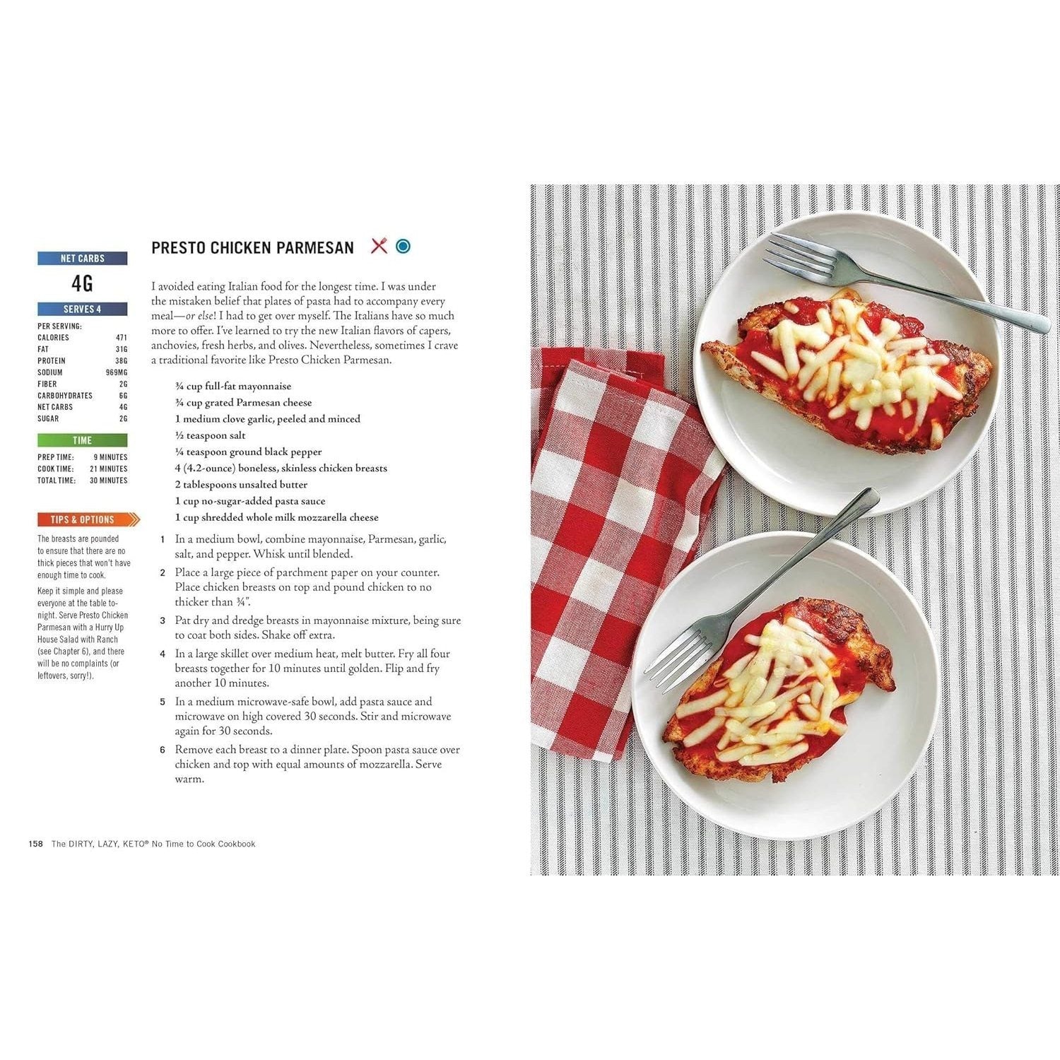 The Dirty, Lazy, Keto No Time to Cook Cookbook: 100 Easy Recipes Ready in Under 30 Minutes (Dirty, Lazy, Keto Diet Cookbook)