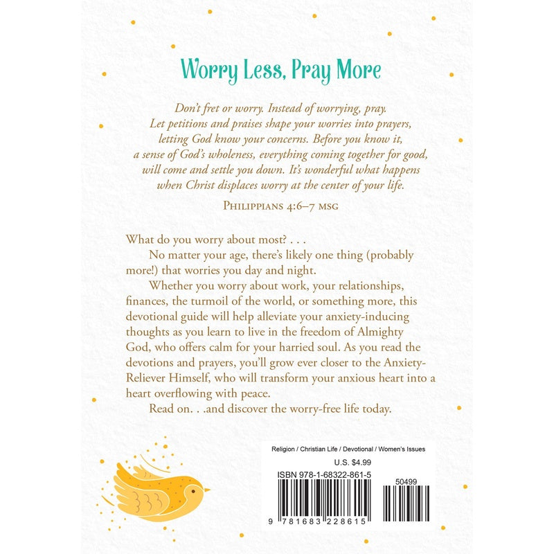 Worry Less, Pray More Large Print: A Woman's Devotional Guide to Anxiety Free Living