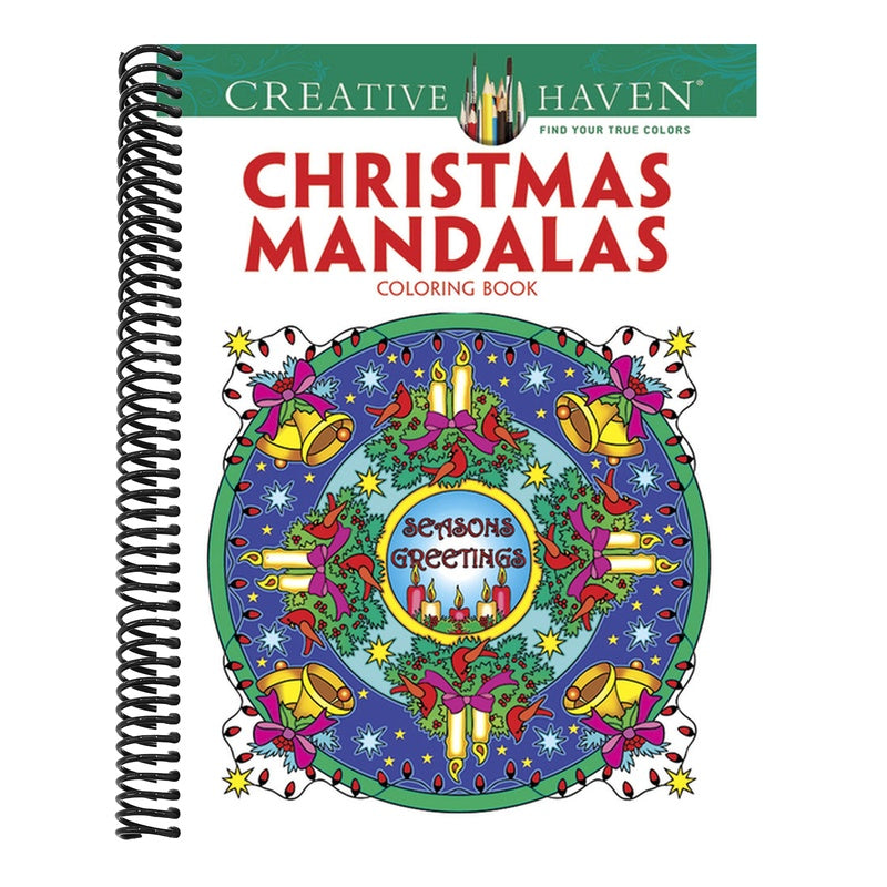 Creative Haven Christmas Mandalas Coloring Book (First Edition, First)