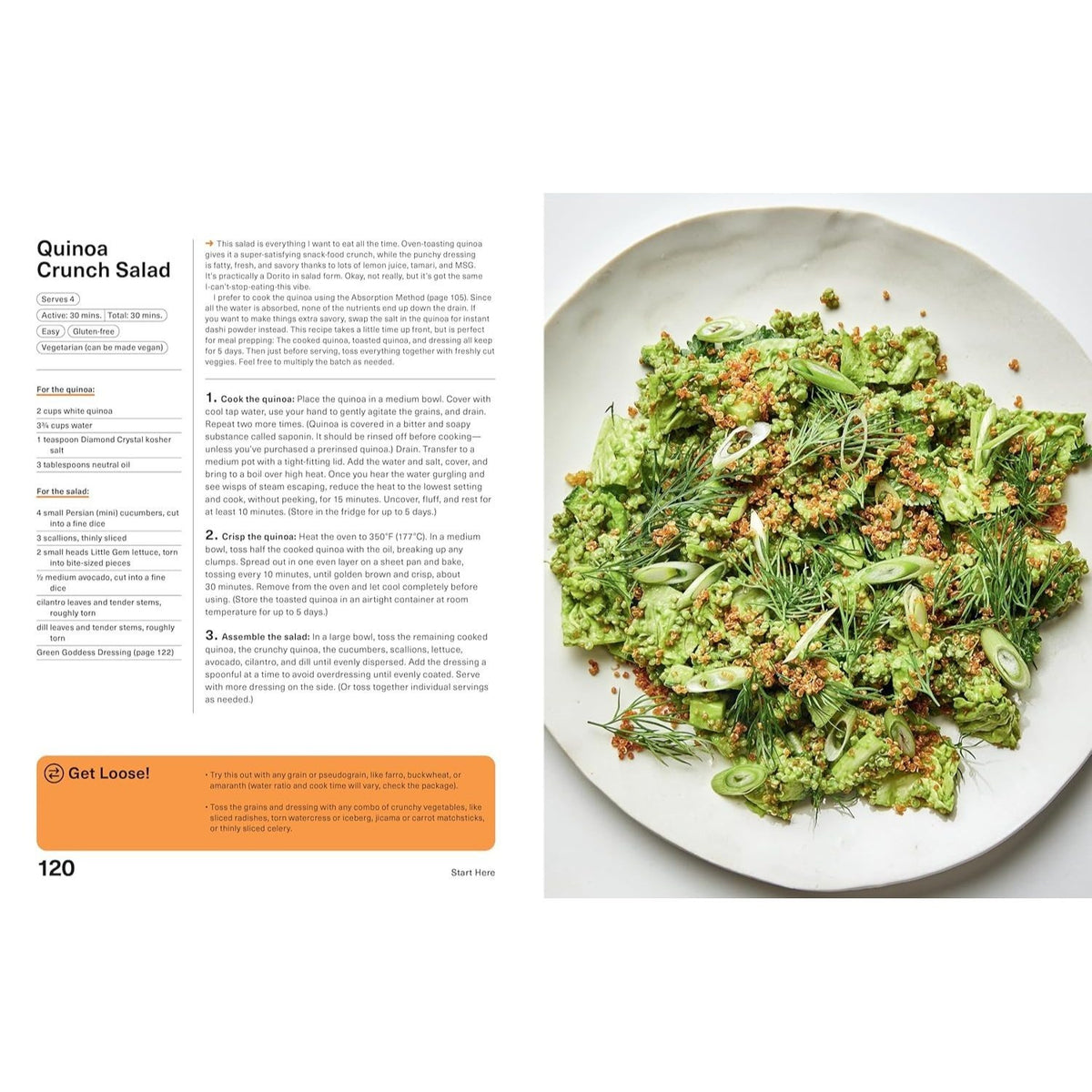Start Here: Instructions for Becoming a Better Cook: A Cookbook (Spiral Bound)
