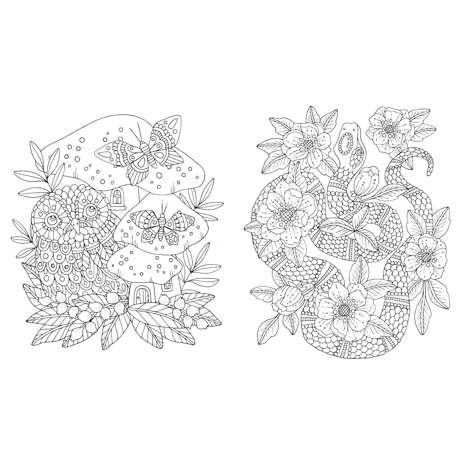 Fairy Tales & Folklore Coloring Book: A Magical Journey Inspired by Scandinavian Fables