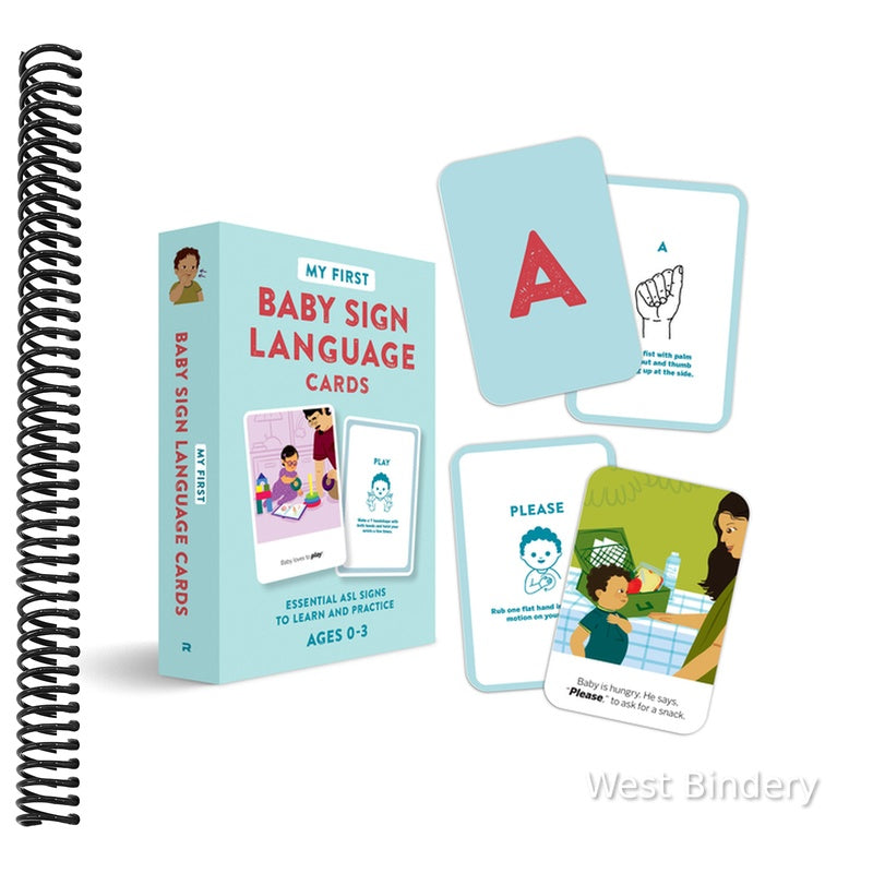 My First Baby Sign Language Flash Cards: Essential ASL Signs to Learn and Practice