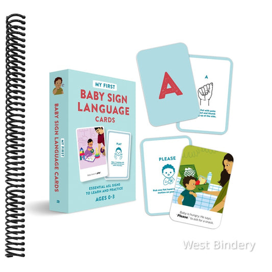 My First Baby Sign Language Flash Cards: Essential ASL Signs to Learn and Practice