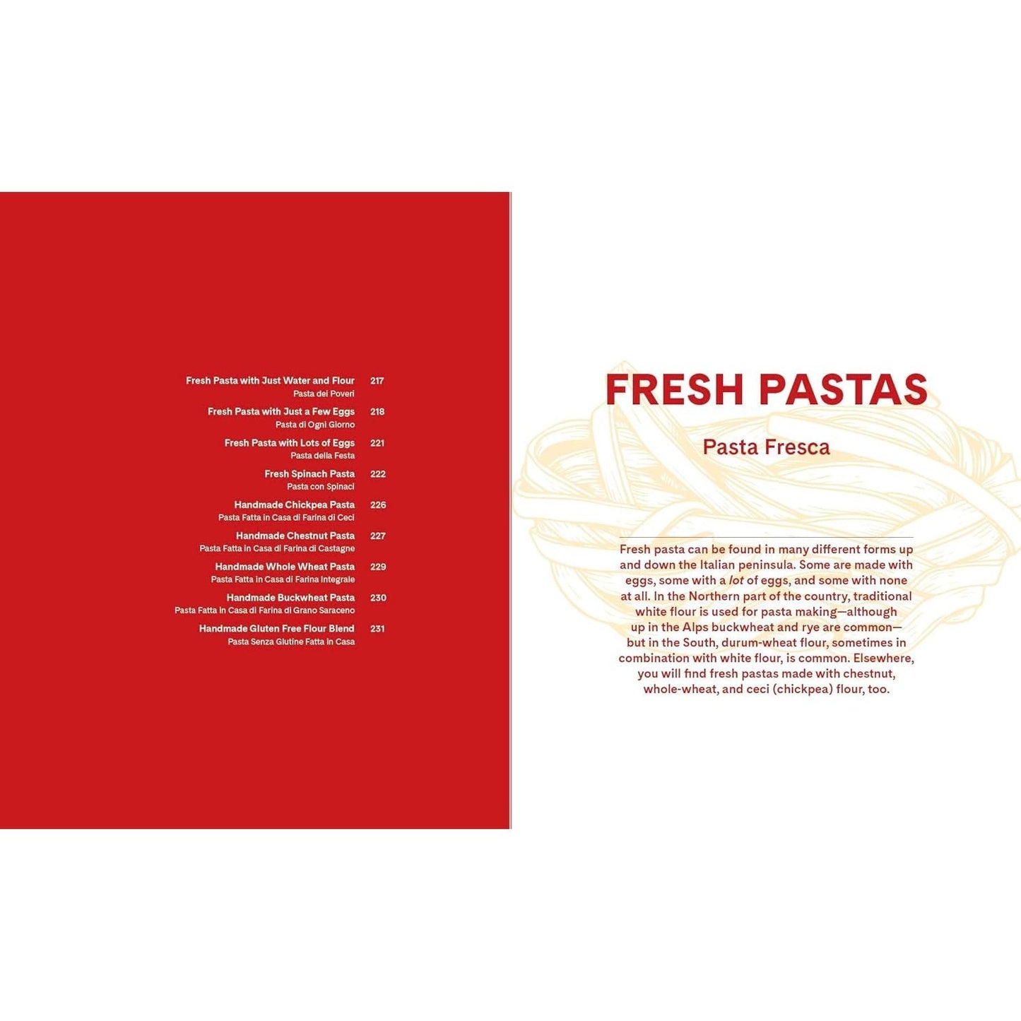 Lidia's the Art of Pasta: An Italian Cookbook (Spiral Bound)