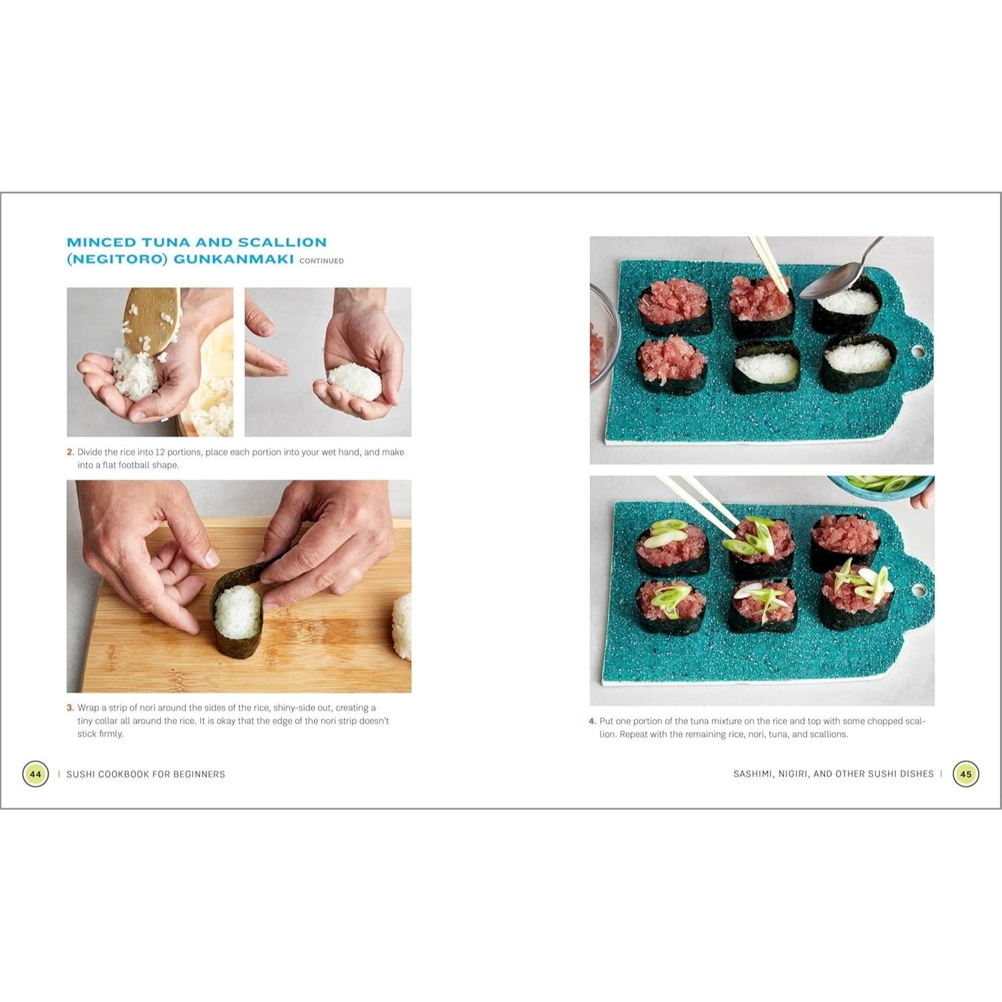 Sushi Cookbook for Beginners: 100 Step-By-Step Recipes to Make Sushi at Home (Spiral Bound)