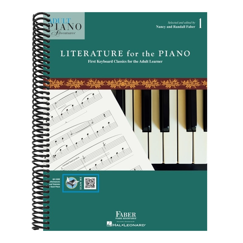 Adult Piano Adventures Literature for the Piano Book 1 - First Keyboard Classics for the Adult Learner (Book/Online Media)