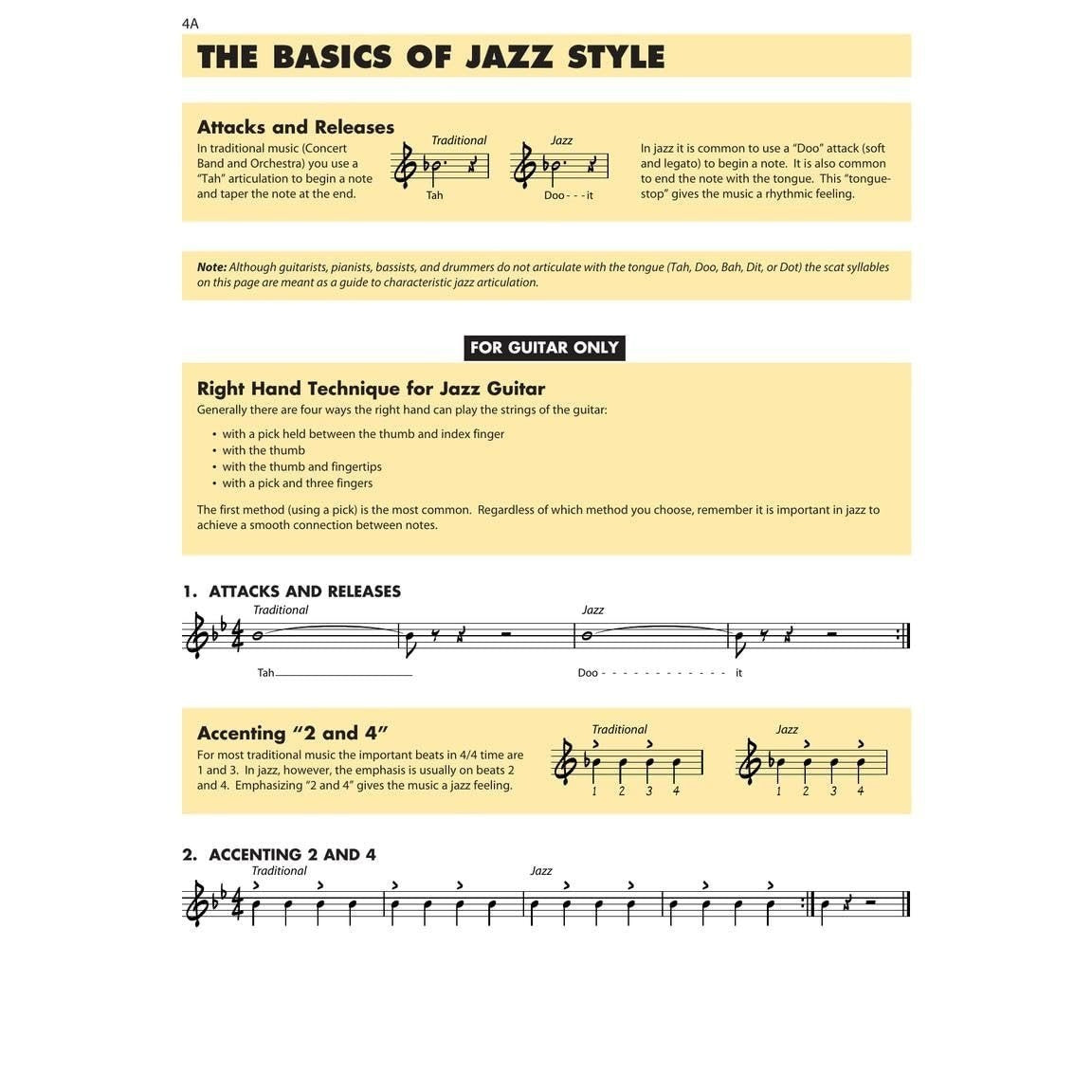 Essential Elements for Jazz Ensemble Guitar Beginner Jazz Method for Guitarists with Online Audio Learn Jazz Improvisation Swing Style and Theory Hal