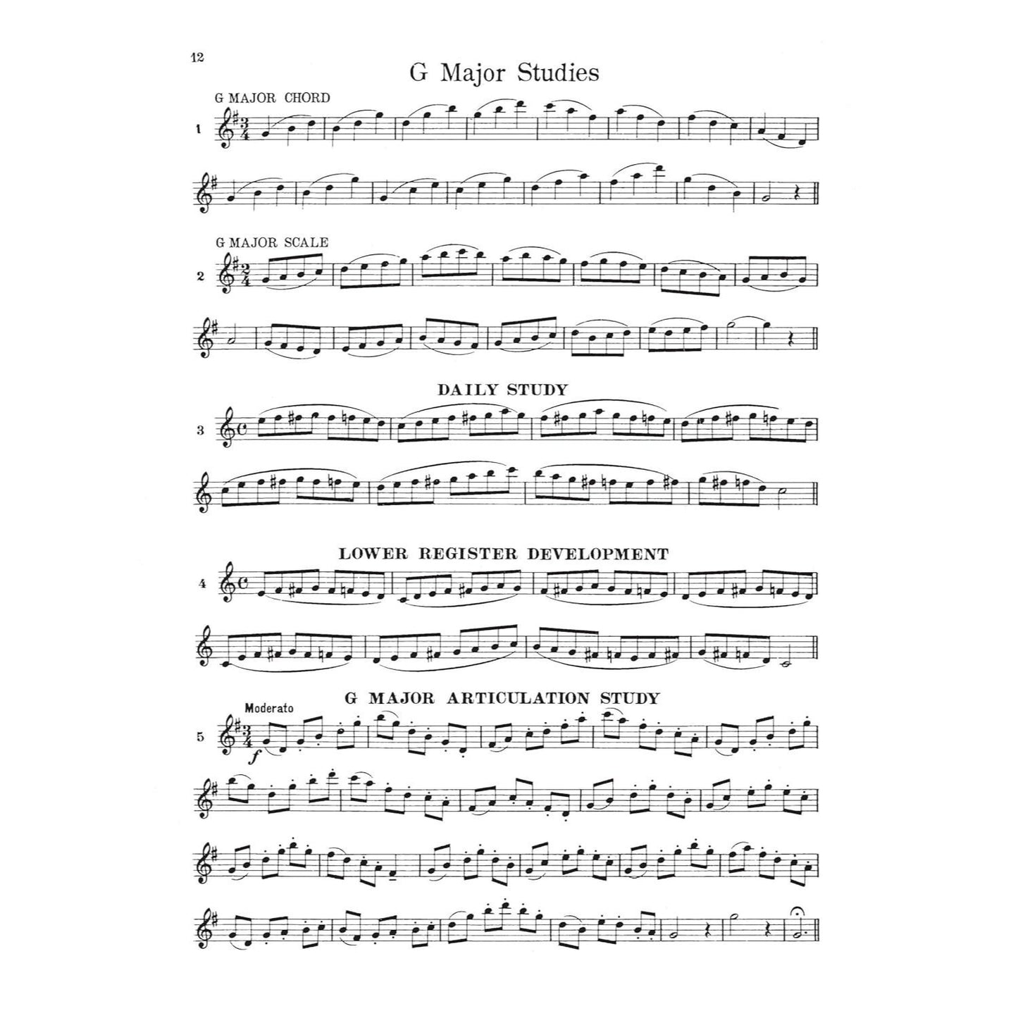 Rubank Intermediate Method Saxophone (Rubank Educational Library 68) - Saxophone Music Book for CL