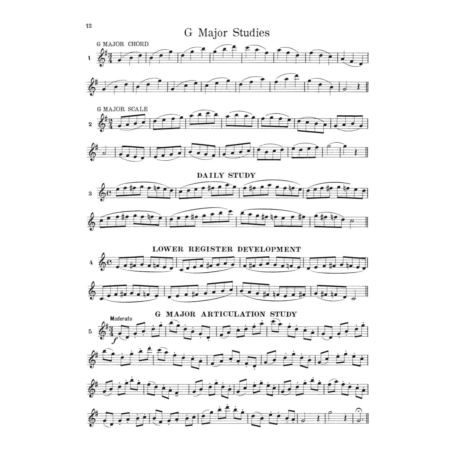 Rubank Intermediate Method Saxophone (Rubank Educational Library 68) - Saxophone Music Book for CL
