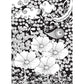 Creative Haven Midnight Garden Coloring Book: Heart & Flower Designs on a Dramatic Black Background