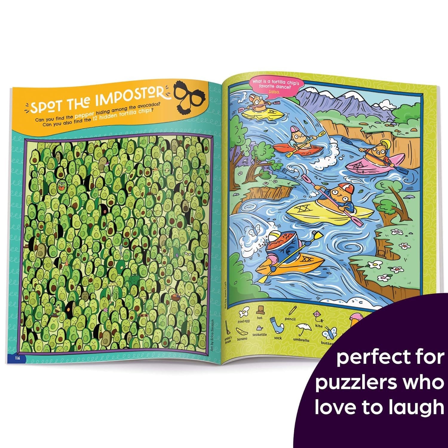 Silliest Hidden Pictures Puzzles Ever: Search-And-Find Book for Kids 6 and Up with Over 1,000 Hidden Objects, Road Trip Games, Silly Jokes and Wacky R (Highlights Hidden Pictures)