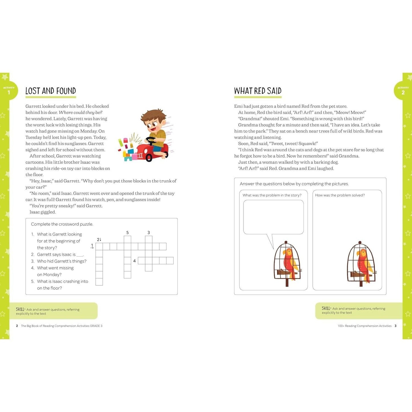 The Big Book of Reading Comprehension Activities, Grade 3: 100+ Activities for After-School and Summer Reading Fun (Reading Comprehension Activities) (Spiral Bound)