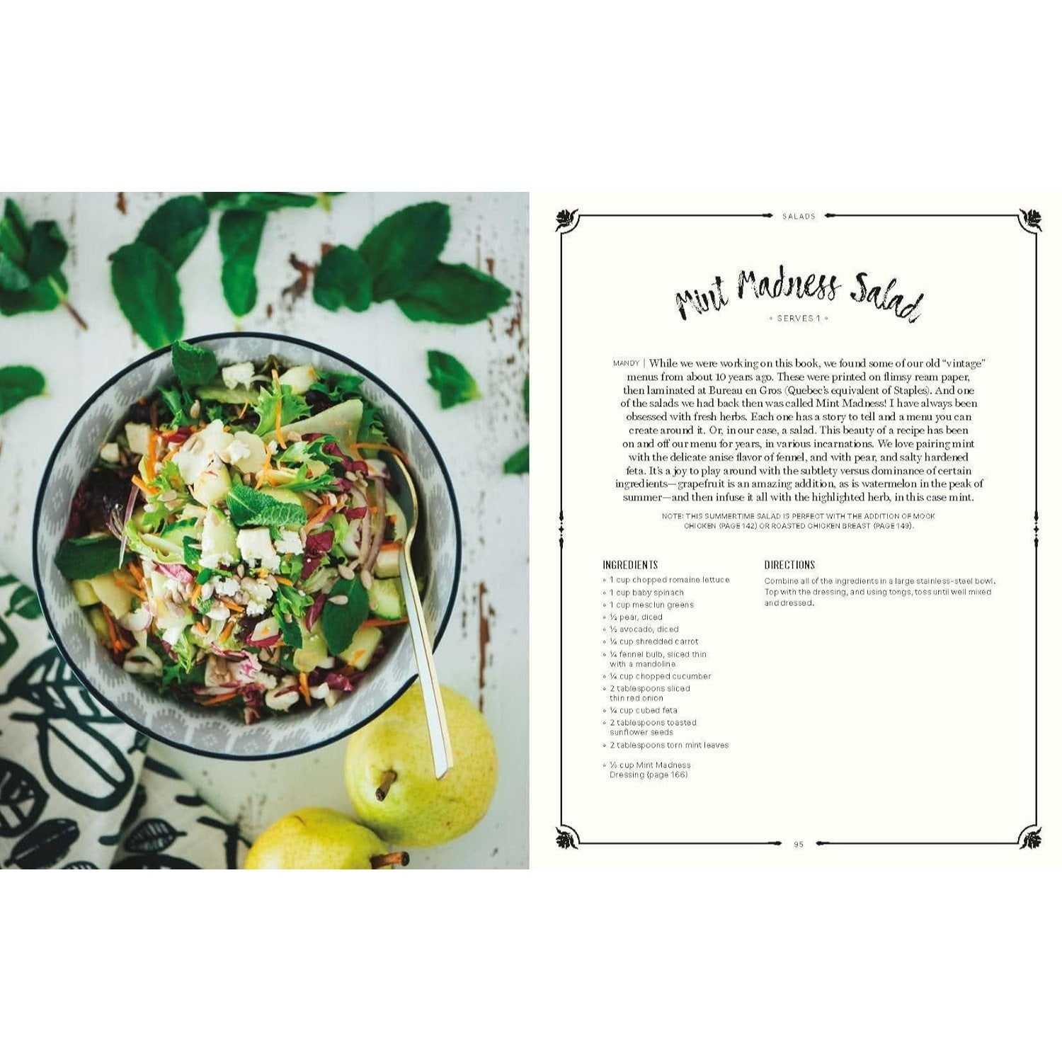 Mandy's Gourmet Salads: Recipes for Lettuce and Life (Spiral Bound)