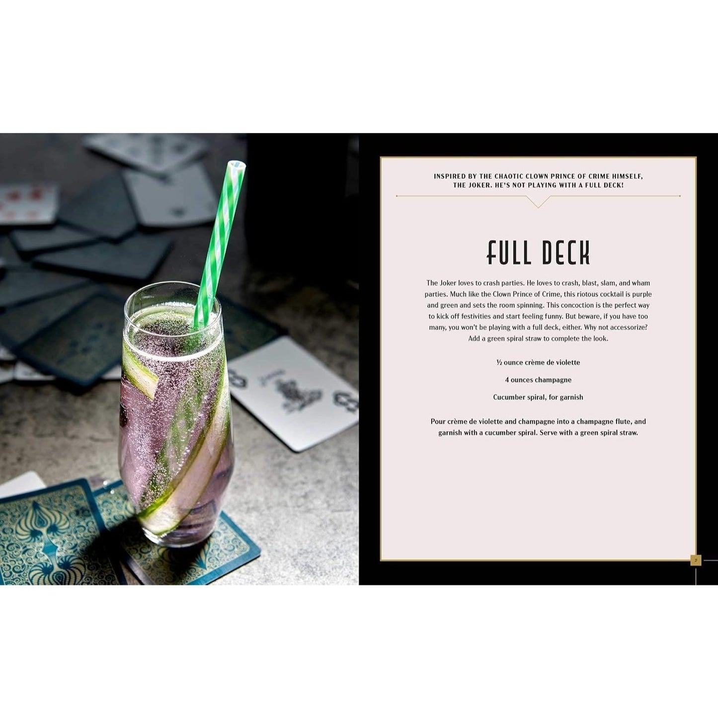 Gotham City Cocktails: Official Handcrafted Food & Drinks from the World of Batman