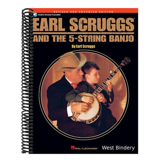 Earl Scruggs and the 5-String Banjo: Revised and Enhanced Edition - Book with Online Audio - Banjo Chord Chart Book with Over 40 Songs, Scruggs Tuners