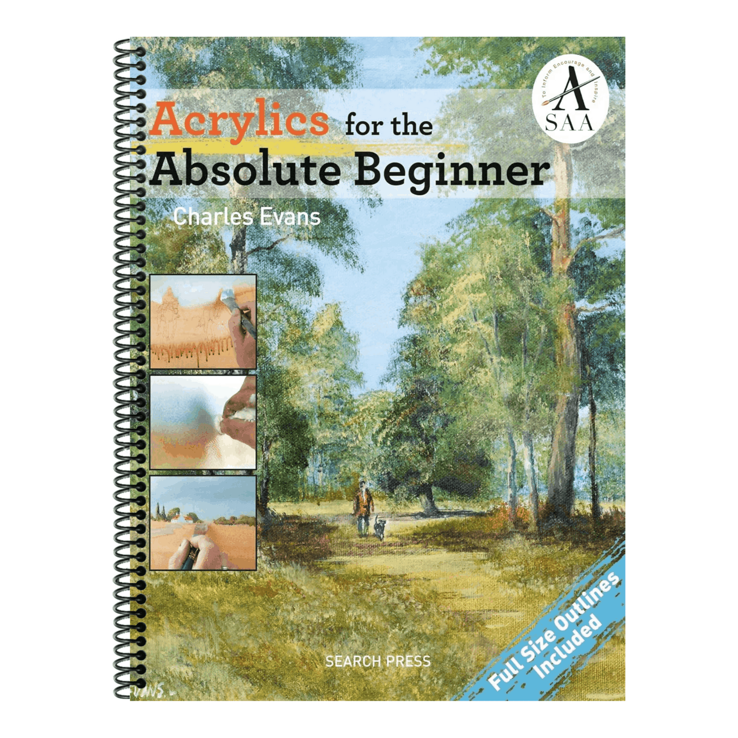 Acrylics for the Absolute Beginner (Spiral Bound)