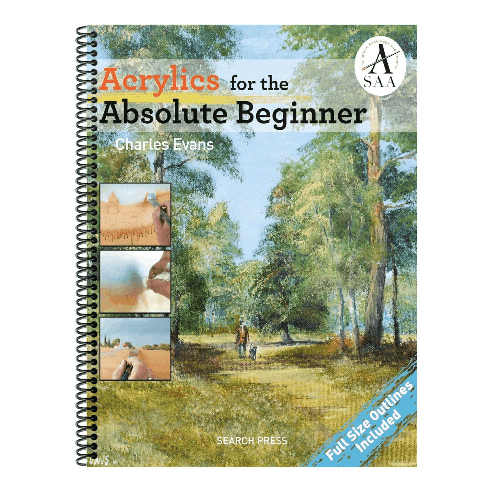 Acrylics for the Absolute Beginner (Spiral Bound)