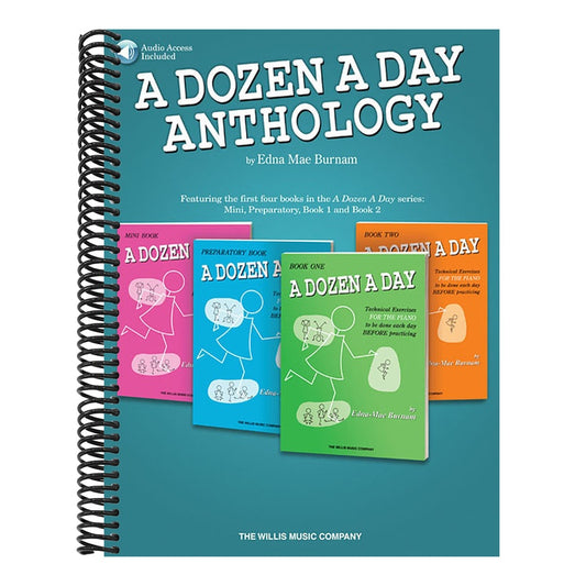 A Dozen a Day Anthology (Mini Preparatory 1 and 2 Books) - Beginner Piano Book for Kids & Teache