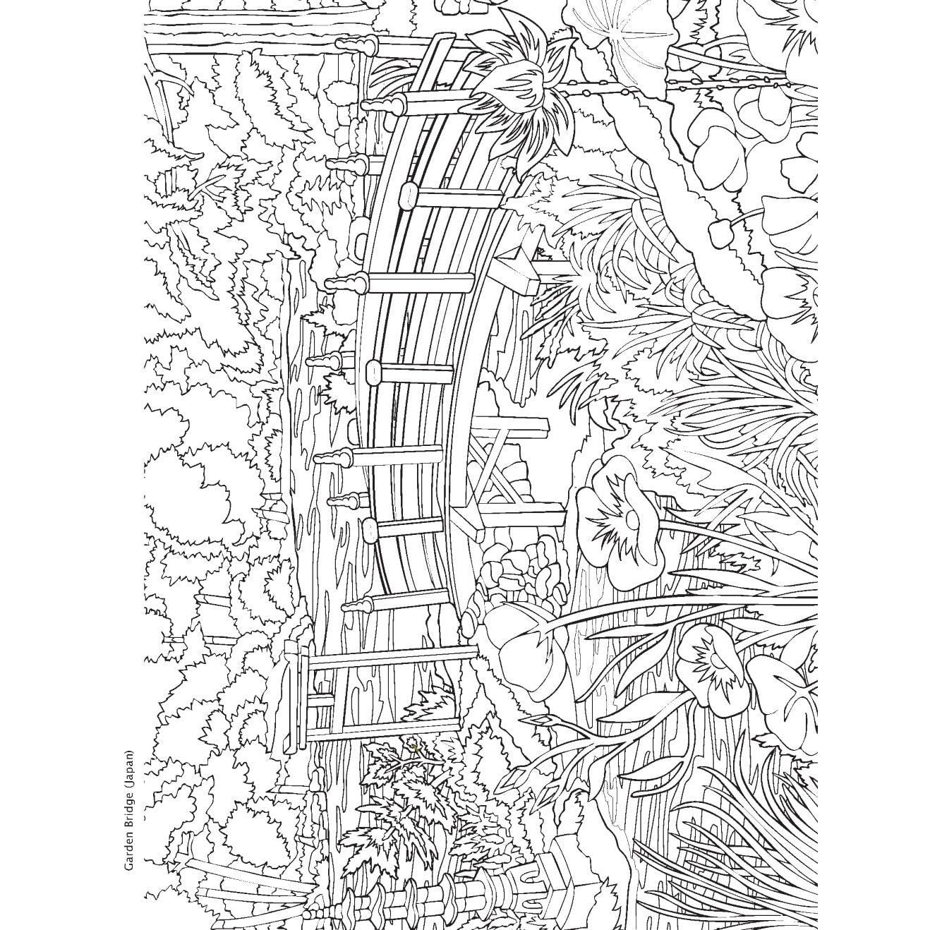 Creative Haven Bridges Coloring Book