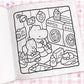 Cozy Days: Coloring Book for Adults and Kids (Cozy Spaces Coloring) (Spiral Bound)