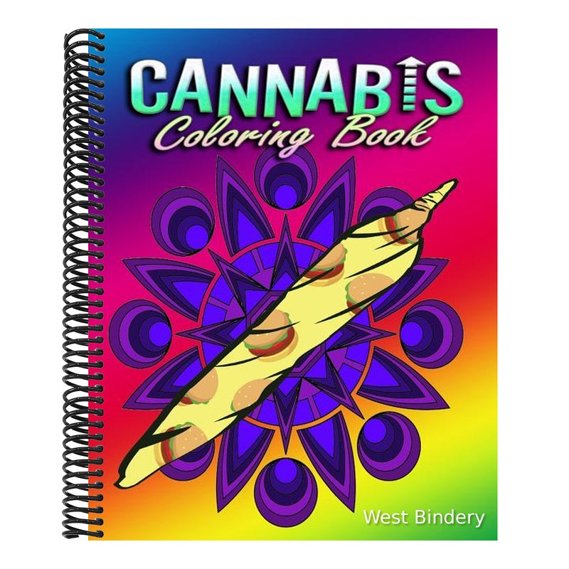 Cannabis Coloring Book For Adults: Stress Relieving Designs