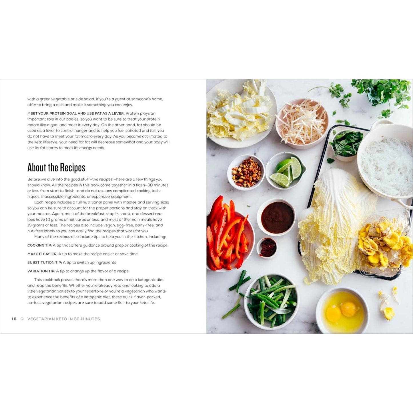 Vegetarian Keto in 30 Minutes: 90 Quick and Healthy Recipes for the Ketogenic Lifestyle