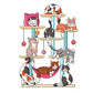 Creative Haven Cat Mom Coloring Book