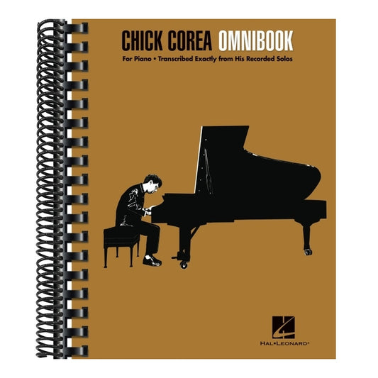 Chick Corea Omnibook for Piano 26 Note-For-Note Transcriptions of Recorded Solos Jazz Improvisation Study Book Sheet Music Collection for Pianists and