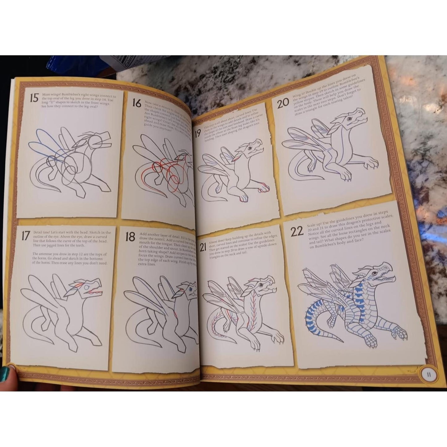 Wings of Fire: The Official How to Draw (Spiral Bound)