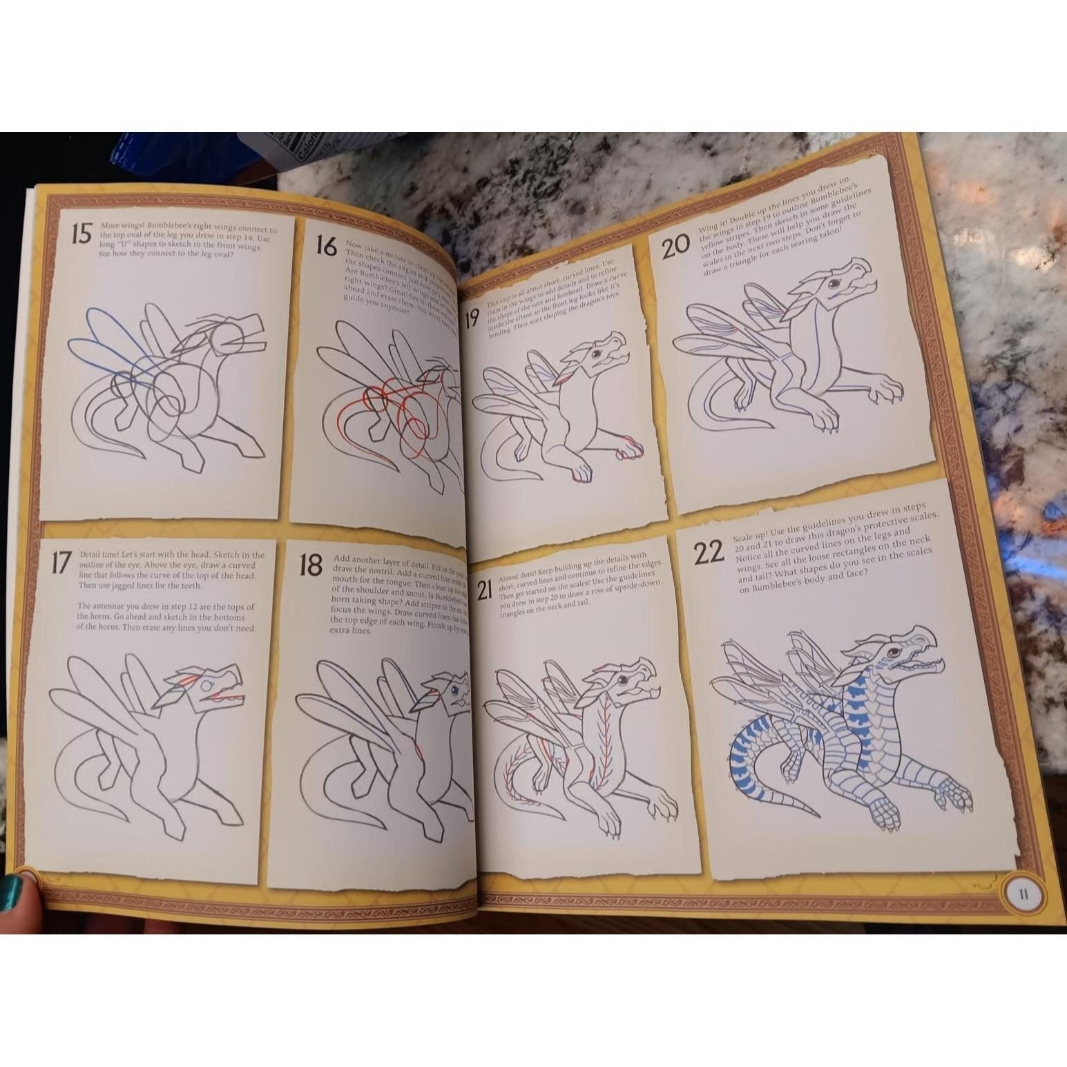 Wings of Fire: The Official How to Draw (Spiral Bound)