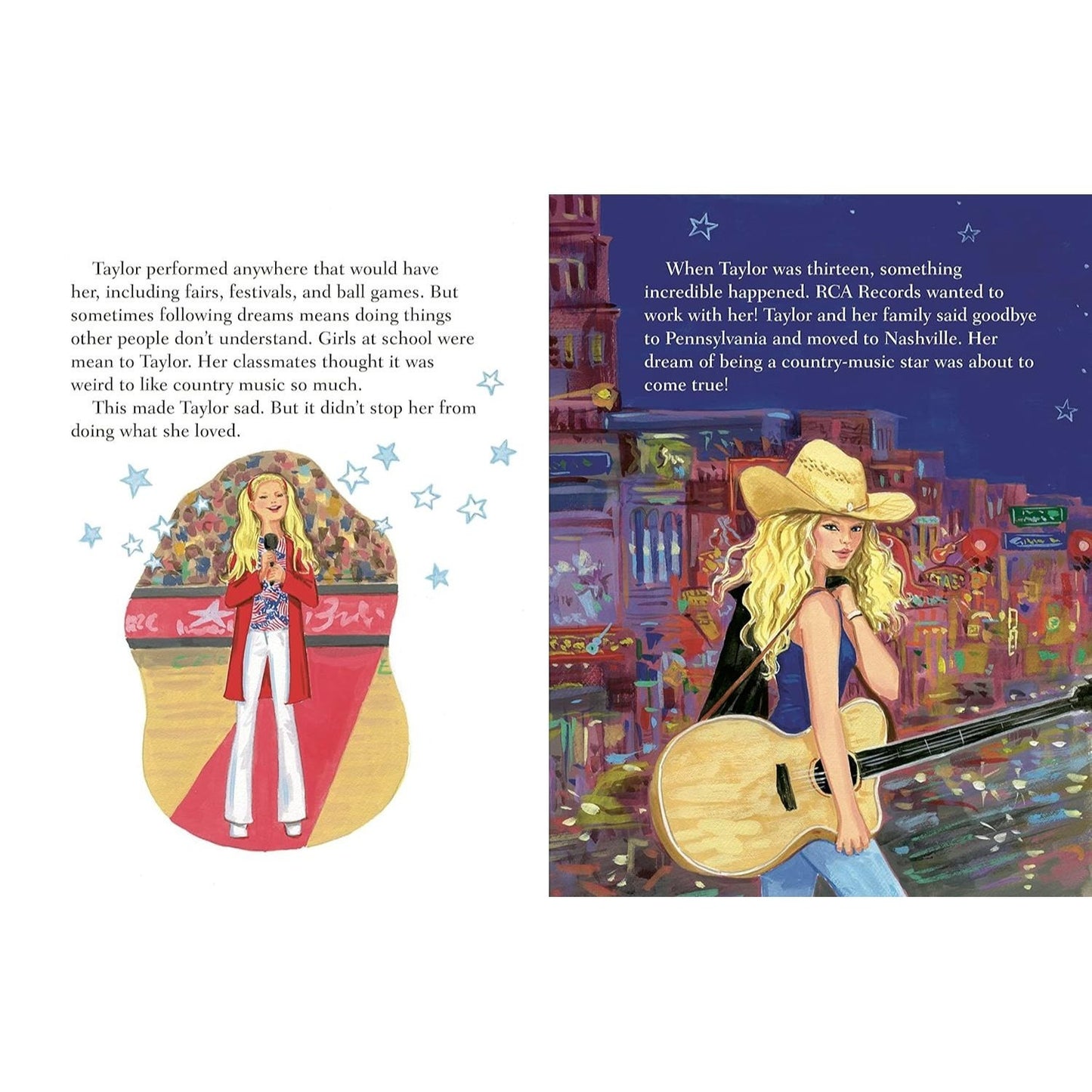Taylor Swift: A Little Golden Book Biography (Spiral Bound)