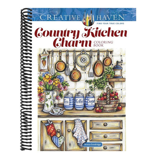 Creative Haven Country Kitchen Charm Coloring Book