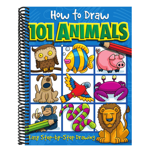 How to Draw 101 Animals (How to Draw 101) (Spiral Bound)