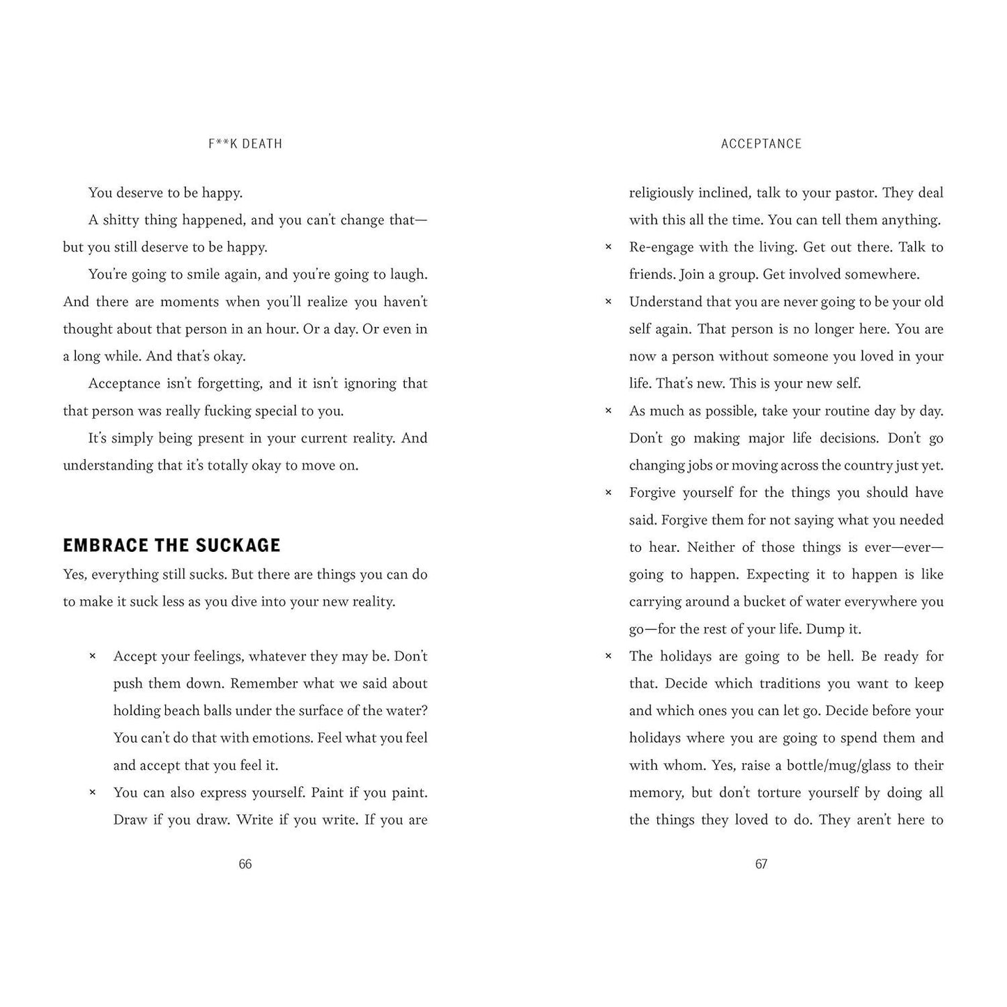 Hardcore Grief Recovery: An Honest Guide to Getting Through Grief Without the Condolences, Sympathy, and Other Bs (Spiral Bound)