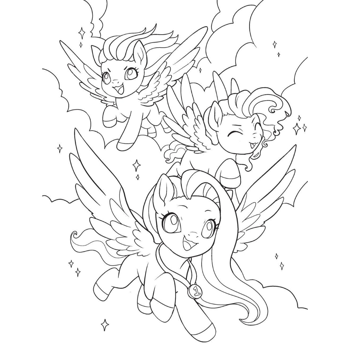 Cute Fantasy Creatures: A Magical Coloring Book