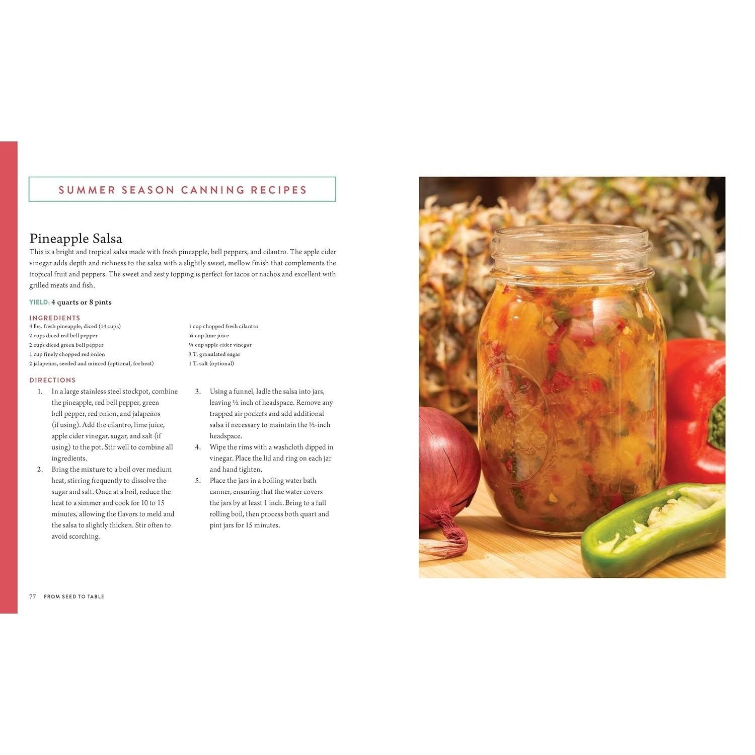 From Seed to Table: A Comprehensive Guide to Gardening, Preserving, and Cooking for Sustainable Living