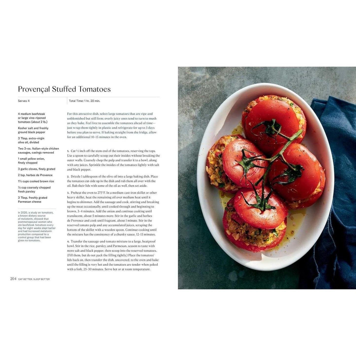 Eat Better, Sleep Better: 75 Recipes and a 28-Day Meal Plan That Unlock the Food-Sleep Connection (a Cookbook)