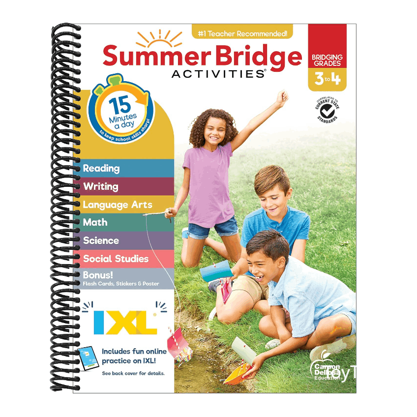 Summer Bridge Activities, Grades 3 - 4