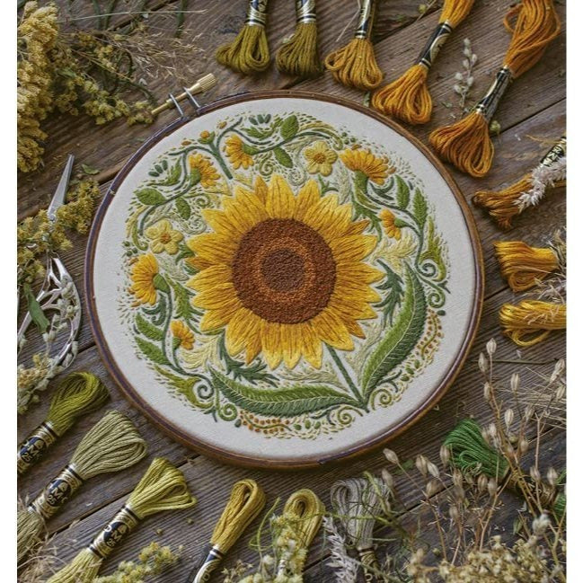 Paint with Thread: A Step-By-Step Guide to Embroidery Through the Seasons