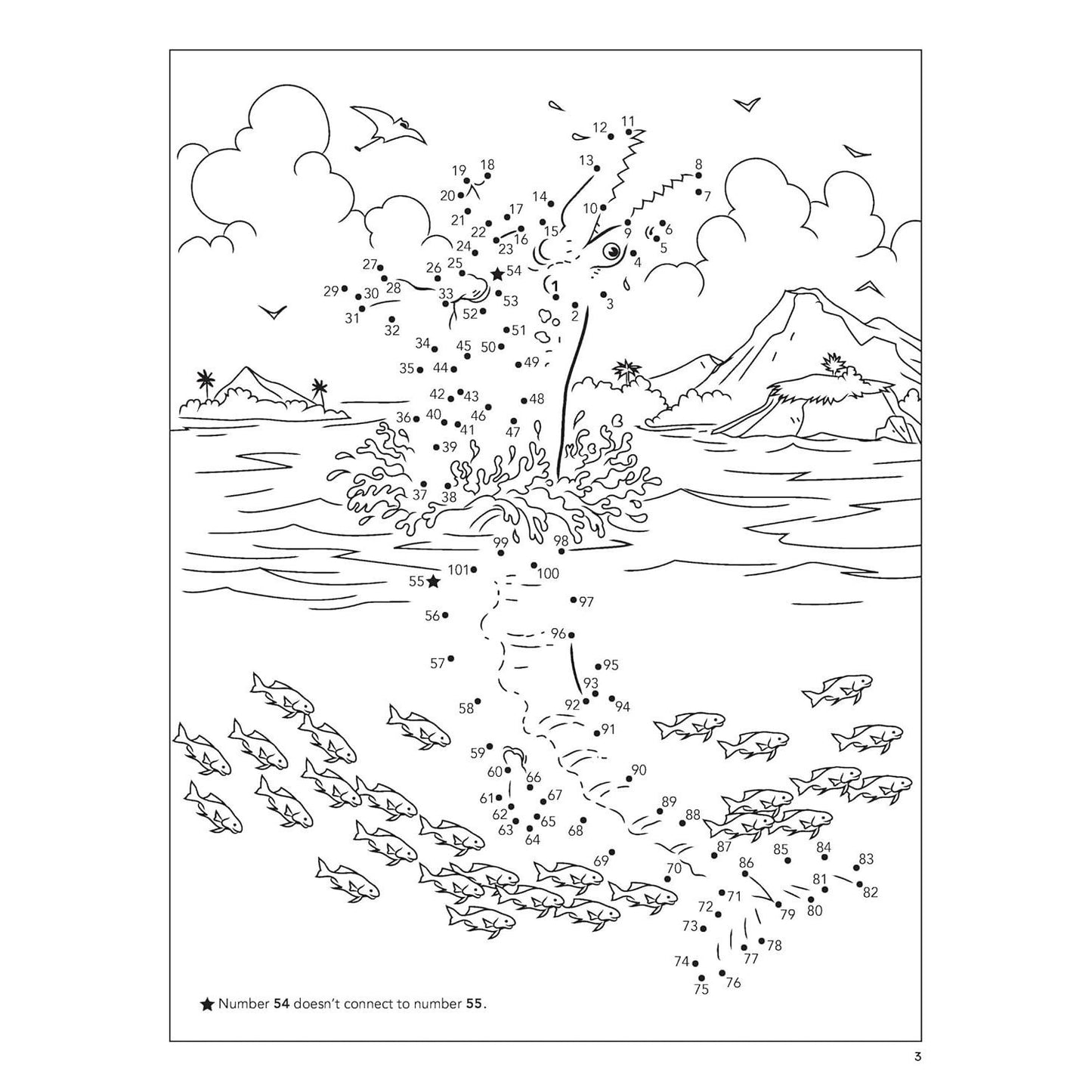 Dinosaurs & Prehistoric Animals Dot-To-Dot Fun!: Count from 1 to 101