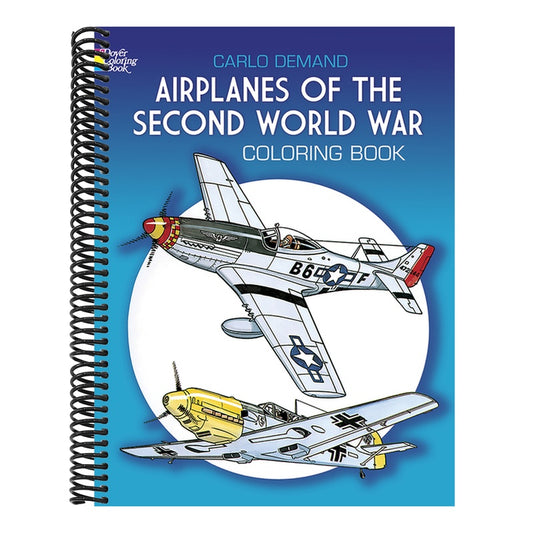Airplanes of the Second World War Coloring Book
