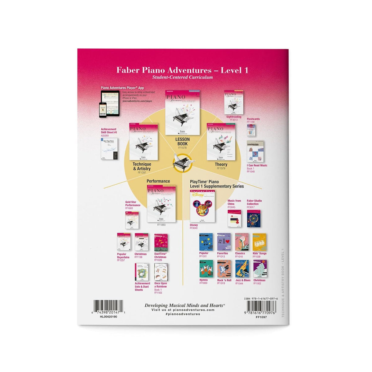 Piano Adventures - Technique & Artistry Book - Level 1 (Revised)