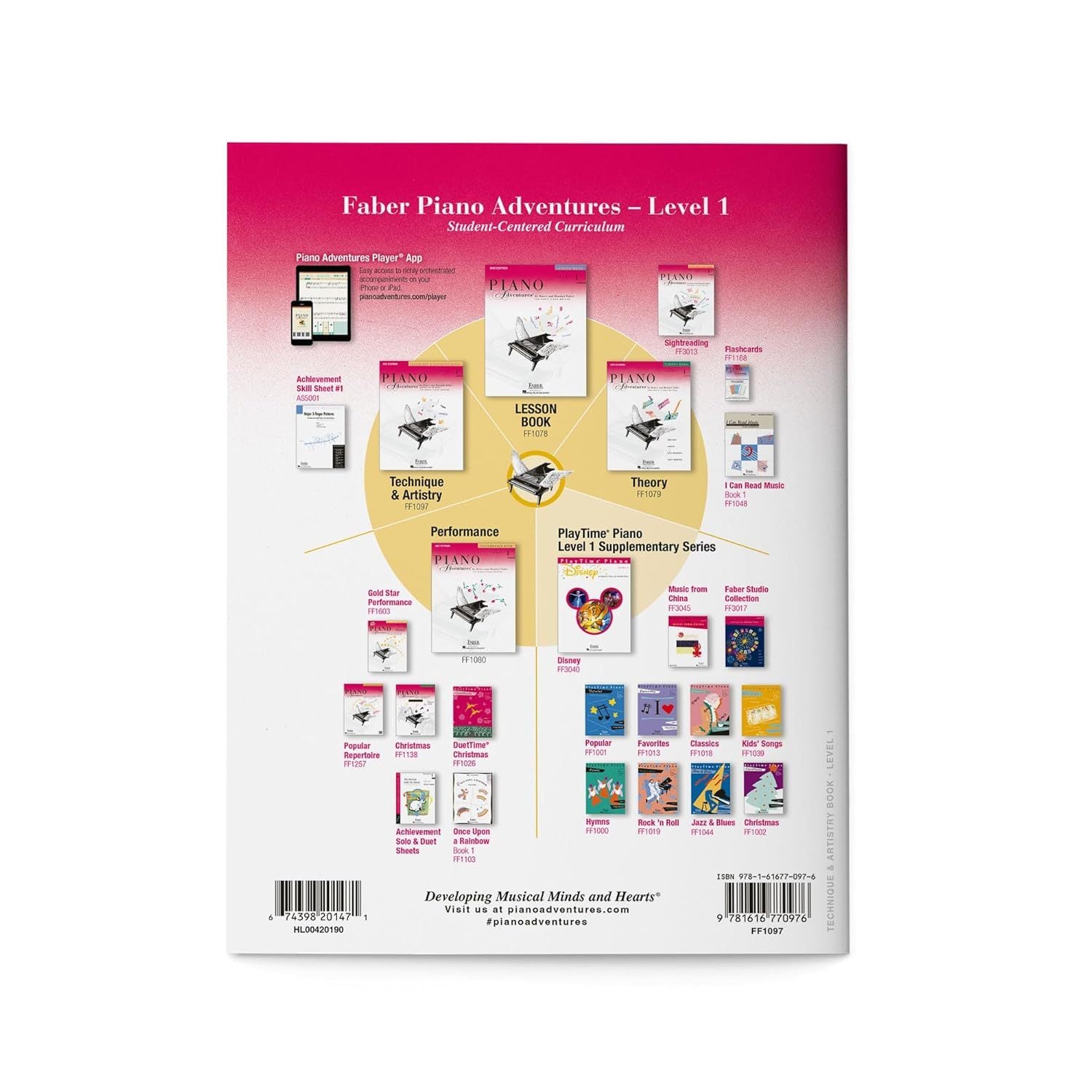 Piano Adventures - Technique & Artistry Book - Level 1 (Revised)